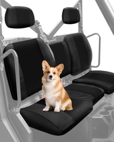 MDPROMCP Ranger XP 1000 Seat Cover, Split Back Ranger Seat Covers Compatible with 2018 2019 2020 2021 2022 2023 2024 2025 Polaris Ranger XP 1000, 2020 2021 2022 Ranger 1000 Black