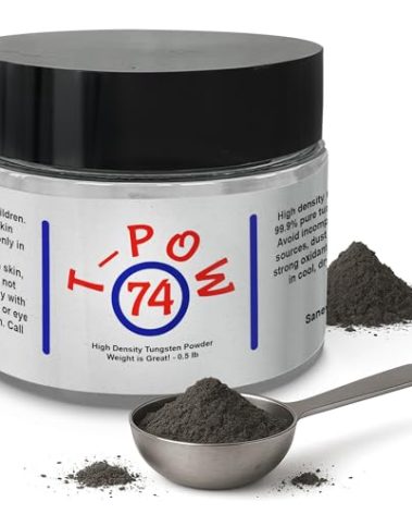 Tungsten Powder, High Density, Over 99.9% Purity, 0.5 lb
