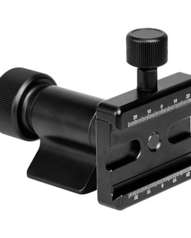 Monopod Gimbal Head with Arca-Swiss Dovetail Quick Release Plate | Rapid Side-Saddle Tilt Adjustment for Telephoto Lenses | Tripod Mount | Professional Photography & Video Gear for DSLR/Camcorders