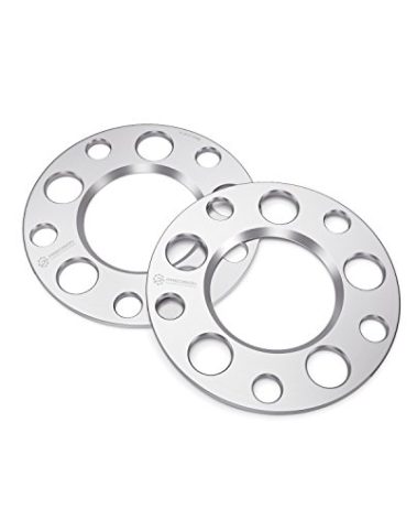 5mm Hubcentric 5x114.3 Wheel Spacers (66.1mm Bore) Compatible with Nissan Infiniti G35 G37 Q50 Q60 Q70 FX35 FX50 350z 370z Altima Maxima 300zx 240sx Rogue Sentra - Silver 66.2mm 2pcs