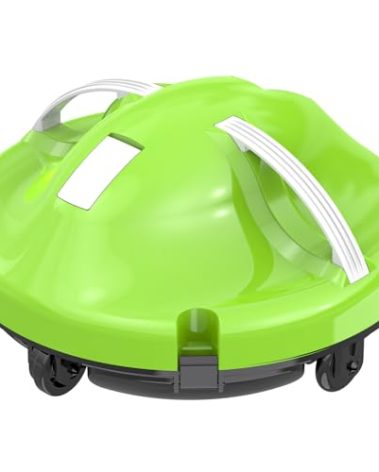 2025 Cordless Robotic Pool Cleaner - 120 Mins Automatic Pool Vacuum for Above Ground Pool & In - Ground Flat Pools up to 1000 Sq.Ft, Robot Pool Cleaner with Self - Parking Tech