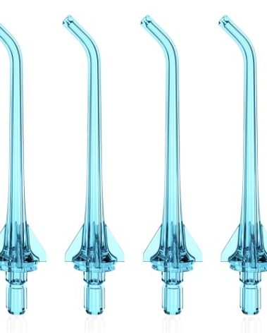 Replacement Heads for COSLUS Water Dental Flosser, Water Flosser Replacement Tips Oral Irrigator Jet Tip Only Compatible COSLUS F5020E/WFP14 /F5029A（Blue）