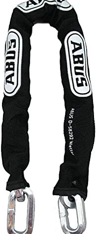 ABUS Hardened Steel 14KS 6 Foot x 9/16" Thick Square Security Chain for Bikes, Containers, Trailers, ATV's, Motorcycles and Personal/Industrial Property