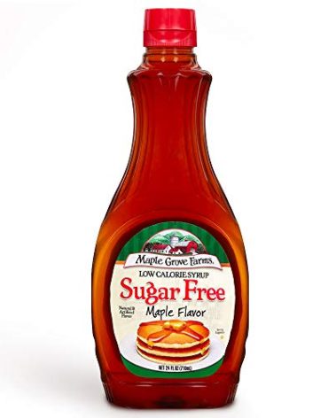 Maple Grove Farms Syrup, Sugar Free, 24 Ounce