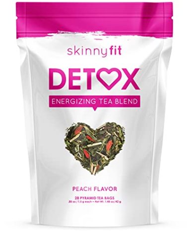 SkinnyFit Detox Tea: All-Natural, Laxative-Free, Supports A Healthy Weight, Helps Reduce Bloating, Natural Energy, Supports Immune System, Vegan, 28 Servings