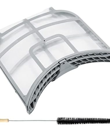 ADQ73373201 Dryer Lint Filter for LG and Kenmore Dryer, DLEX9000V DLEX8000V DLEX8000W DLGX5001V DLEX5000V DLGX8001W DLEX8100V DLEX5000W DLEX5005K ADQ733732 PS7787727 Clothes Vent Trap Cleaner Brush
