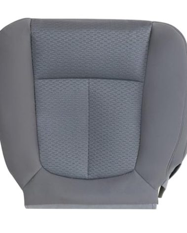 GXARTS Driver Side Bottom Lower Replacement Cloth Seat Cover Steel Gray Compatible with Ford F150 2011 2012 2013 2014