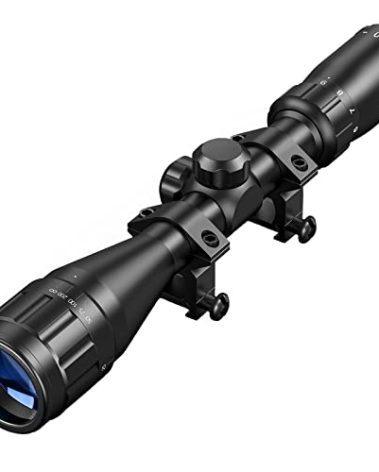 CVLIFE 3-9x40AO Rifle Scope Optics R4 Reticle Crosshair Scope with 20mm Mounts