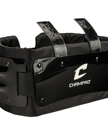 Champro Adult Medium Rib Protector, Black - Fits Players Approximately 100-160 lbs