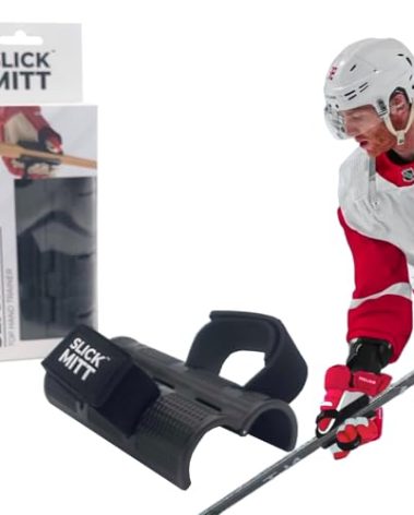 Slick Mitt™ - Top Hand Hockey Training for Smoother Stickhandling, Top Hand Strength and Harder Shots