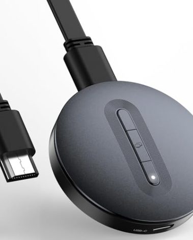 Wireless HDMI Display Dongle Adapter – Miracast Dongle, DLNA, AirPlay - Plug & Play Video/Audio Streaming from Laptop, PC, Smartphone to HDTV, Projector, Monitor