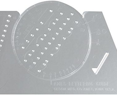 Westcott Lettering, Stenciling Paper Template (ALG-1)