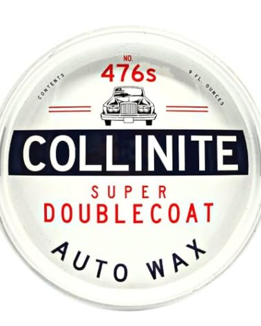 Collinite 476 Super Doublecoat Wax-Carnauba + Polymer Sealant - High Gloss Shine + Ultra Durable Hydrophobic Beading & Long-Lasting Paint Protection for Cars, Trucks, and Motorcycles (9 fl oz)
