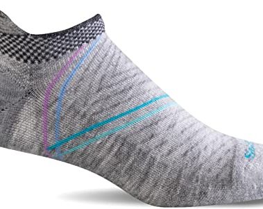 Sockwell Women's Pulse Micro Firm Compression Sock, Lt. Grey - S/M