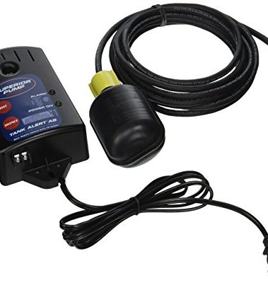 Superior Pump 92060 Sump Alarm System with 15-Foot Tethered Float Switch , Black