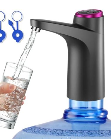 LanHiJY 5 Gallon Water Dispenser - USB Charging Automatic Electric Drinking Water Pump for 2-5 Gallon Jugs