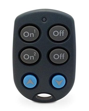 Keychain Remote for 2 Devices w/ Bright & Dim Buttons (KR19A/PHR04/RKR24)