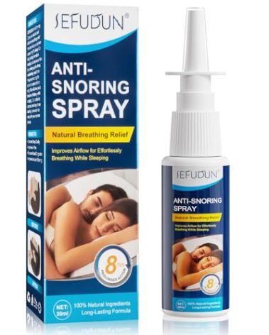 Anti Snoring Spray, Anti Snoring Devices Open The Throat & Air Passage During Sleep,Effective Snoring Solution for Better Breathing Relief (30ml)