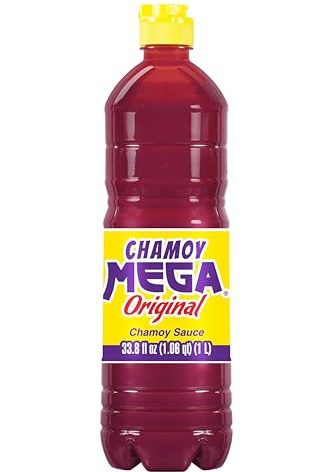 Chamoy Mega Sauce – 33.8 oz Authentic Mexican Chamoy for Fruit, Candy & Drinks – Sweet, Tangy, Salty & Mildly Spicy with a Bold, Classic Mexican Flavor