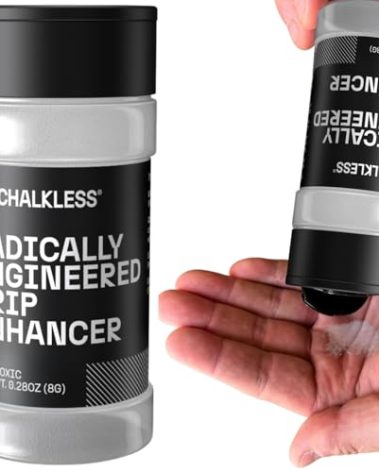 Chalkless Grip Enhancer, Less Mess Non Toxic Replacement for Liquid Chalk, Grip Solution for Weightlifting, Gaming, Tennis, Golf, Engineered to Improve Grip for Longer (8 Gram)