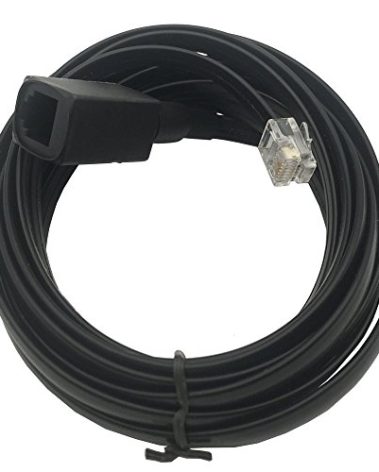 DONG 6-Pin Removable Separation Handheld Mic Extension Cable Cord for Yaesu FTM-100DR FTM-400DR FTM-400XDR 400DE 3200DR FT-7800 FT-8800 FT-1907 Radio - 3 Meters- 9.84 feet