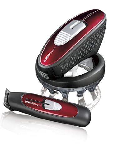 ConairMAN Even Cut Cord/Cordless Rotary Hair Clipper, Lithium Ion Powered with Bonus Trimmer for Men