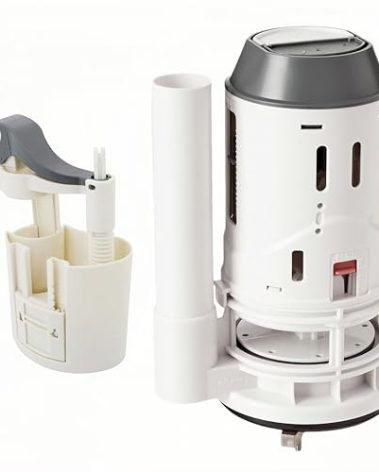 Banhey Dual Flush Valve Replacement Kit, 3-Inch Outlet with Hydrator, Compatible with American Standard 7381206-400.0070A, Universal Tank Guts Repair Parts for One-Piece Toilets