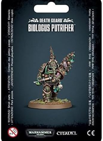 Games Workshop 99070102005" Death Guard Biologus Putrifier Miniature