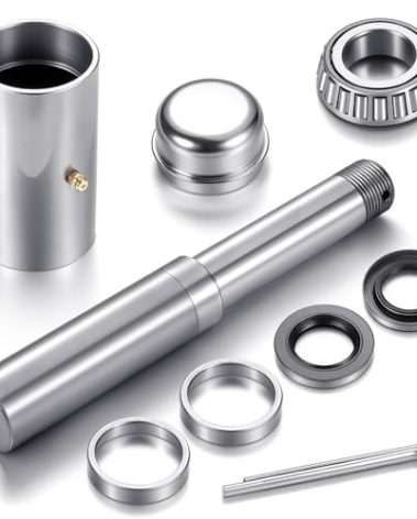 MorningRo 1 Set Metal Tire Carrier Hinge Kit Include The Necessary Slewing Bearing, Tire Bearing Hub and Seal, and Brake Cover for Installation