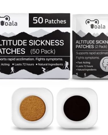 Ooala Altitude Sickness Prevention Patches | Supports Rapid Acclimation, Boosts Oxygen Intake, Fights Symptoms | Pack of 50