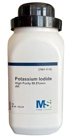 Potassium Iodide, High Purity Crystals/Powder, 100%, 100 Grams/Same Day Ship