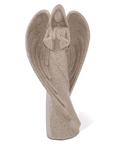 SIMON'S SHOP Praying Angel Statues, 9'' Prayer Angel Figurines, Garden Angels Sculptures for Family Friends, Indoor Table Shelf Mantel Decorations