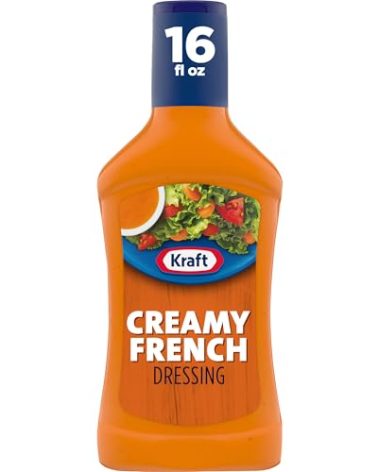 Kraft Creamy French Dressing, 16 fl oz Bottle
