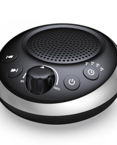 Sound Machine Loud White Noise Machine Nonstop Brown Noise Machine 30 Soothing Sounds for Baby Kids Adults Plug in Pink Noise Sleep Machine 36-Level Vol 4 Timer Memory Function for Home Travel Office