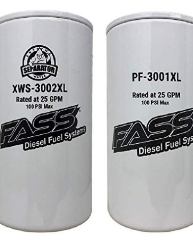 FASS Titanium Series Fuel Filter Combo Package XWS-3002XL / PF-3001XL Replaces FF-3003