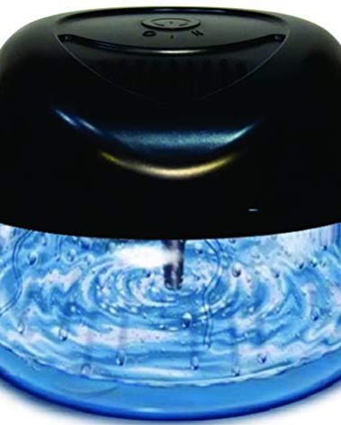 Bluonics Fresh Aire Water Air Washer, Air Revitalizer & Freshener with Night Light 7 LED Changing Colors & White Noise