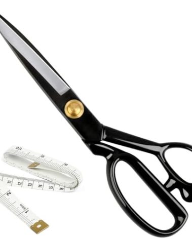 Fabric Scissors Professional 10 inch Heavy Duty Scissors for Leather Sewing shears for Tailoring Industrial Strength High Carbon Steel Tailor Shears Sharp for Home Office Artists Dressmakers
