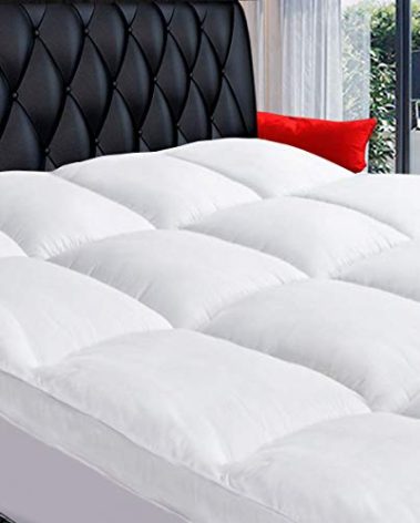 COONP King Mattress Topper, Extra Thick Pillowtop, Cooling Plush Mattress Pad Cover Cotton Top Bed Topper Protector with 8-21 Inch Deep Pocket