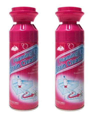 Drain Foam Cleaner, Foam Drain Cleaner, Foaming Drains Clog Remover for Bathroom Sinks, Washbasin, Tubs (2 PCS)