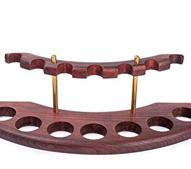 Dr Watson - Wooden Tobacco Pipe Stand - ARCH VII - For 7 Tobacco Pipes, Handmade from Solid Wood