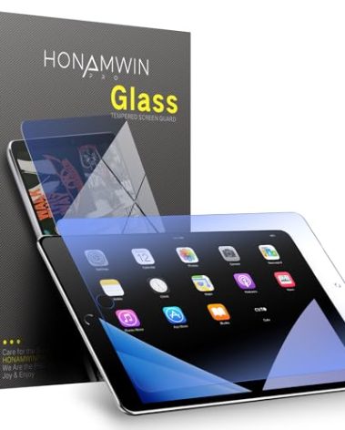 HONAMWINPRO Anti Blue Light Screen Protector for iPad 10.2 (2021/2020/2019) (iPad 9th Gen, iPad 8th/7th Gen), (Care for the EYEs) (Improve Sleep) Tempered Glass Screen Protector
