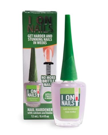 Amen Beauty I On Nails: Ultimate Nail Strengthener, Growth & Repair, Clear Polish Hardener, Keratin Treatment for Damaged Nails - Hard as Nails Elixir.