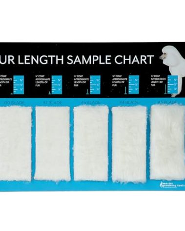 Master Grooming Tools Hair Length Sample Chart