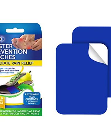 ENGO Rectangle Blister Prevention Patches | Trim to Fit Boots, Skates, Cleats, Helmets, Equipment, Other Footwear (Rectangle)