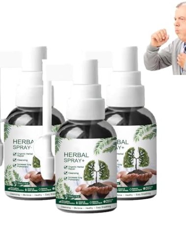 REATIFUL Herbal Lung Cleansing Spray,respinature,googeer Herbal Lung,Best Respinature Herbal Lung Cleanse Mist,Respi Nature Herbal Lung Cleanse Mist (3PCS)
