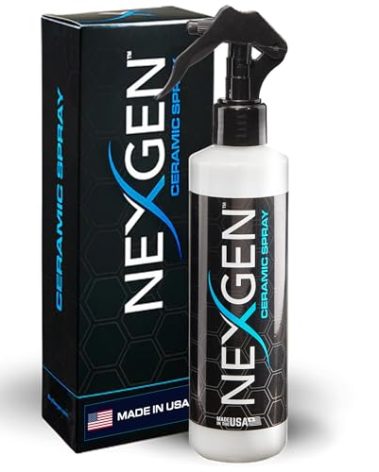 Nexgen Ceramic Spray Silicon Dioxide — Easy to Apply, Ceramic Coating Spray — Professional-Grade Protective Sealant Polish for Cars, RVs, Motorcycles, Boats, and ATVs — 8oz Bottle