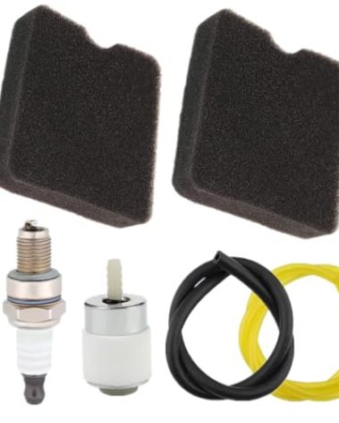 Gewxgzo 504115301 130BT Air Filter Tune Up Kit for Hus-qvarna 130 BT 425BVS 530BT RedMax EBZ3000RH HBZ2601 HBZ2610 Leaf Blowers Rep 521751401 with Fuel Filter Line