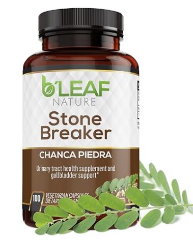 B’Leaf Nature Chanca Piedra Stone Breaker, 100 Capsules, 1000mg – Traditional Herbal Kidney Support – Non-GMO, Vegan, Gluten-Free Urinary Tract & Liver Wellness