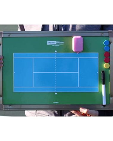 Oncourt Offcourt Magnetic Dry Erase Coach's Board, for Tennis and Pickleball Training, Great for Drills, Strategy, and Conditioning