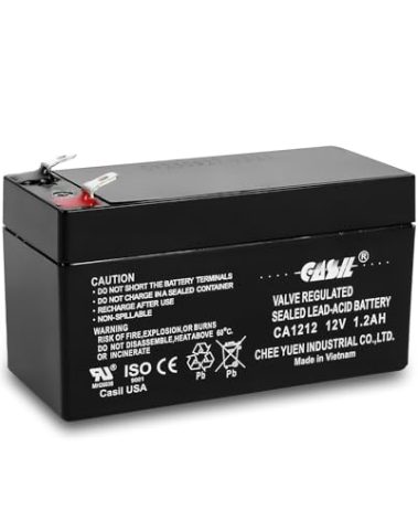 Casil 12V 1.2Ah SLA AGM Battery – Rechargeable Auxiliary Power – Compatible with Mercedes-Benz N000000004039